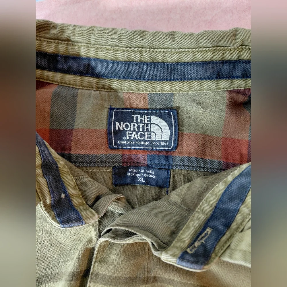 The North Face Green Striped Rugby